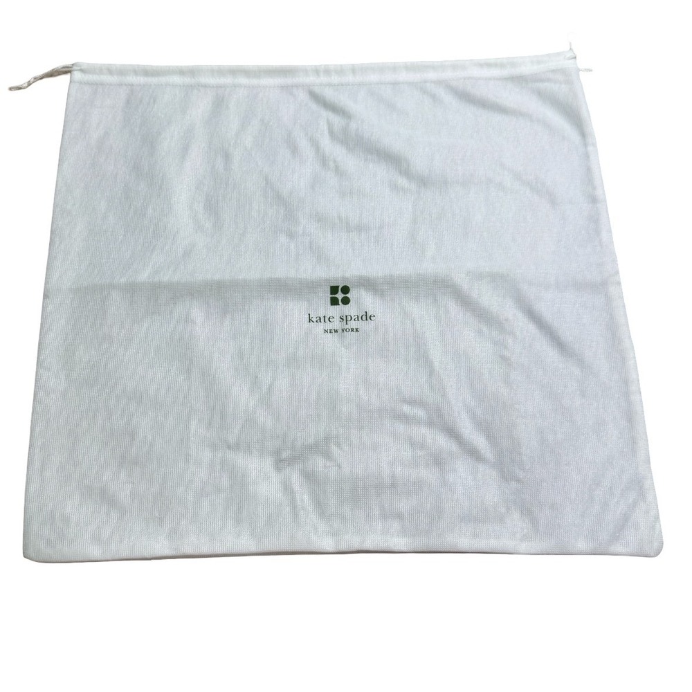 Kate Spade Dust Bag Women Large White Good Drawstring Handbag Storage Accessory<